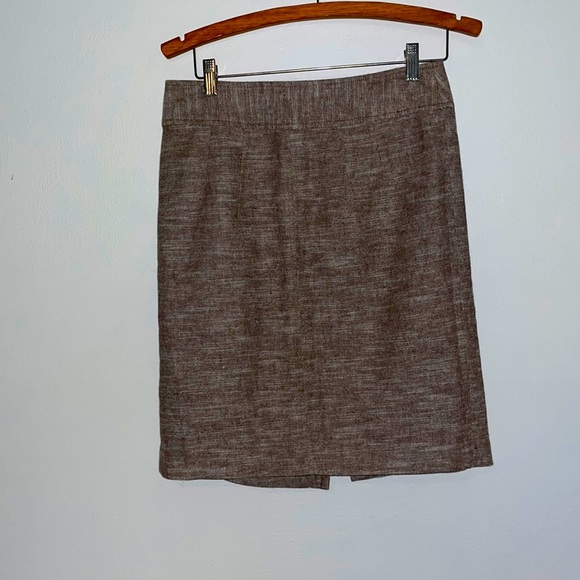 NWOT Banana Republic Tweed Linen/Cotton Blend Skirt size 6 - Picture 2 of 3